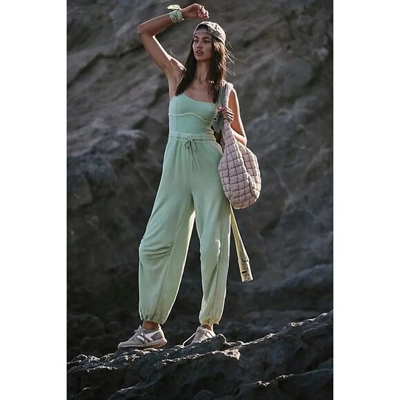 FP Movement by Free People Pants - Free People Movement Pistachio Inbound Onesie Jumpsuit NWT
